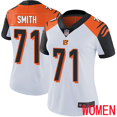 Cincinnati Bengals Limited White Women Andre Smith Road Jersey NFL Footballl 71 Vapor Untouchable